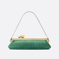 Wildleder Clutch mit Kroko-Effekt - BloxBag