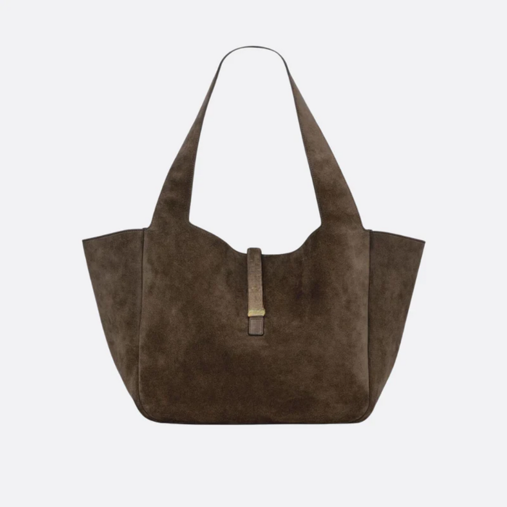 Veloursleder-Schultertasche - BloxBag