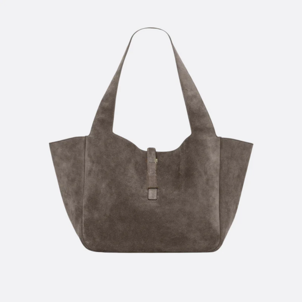 Veloursleder-Schultertasche - BloxBag