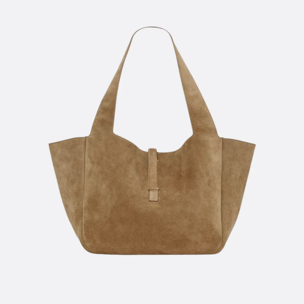 Veloursleder-Schultertasche - BloxBag