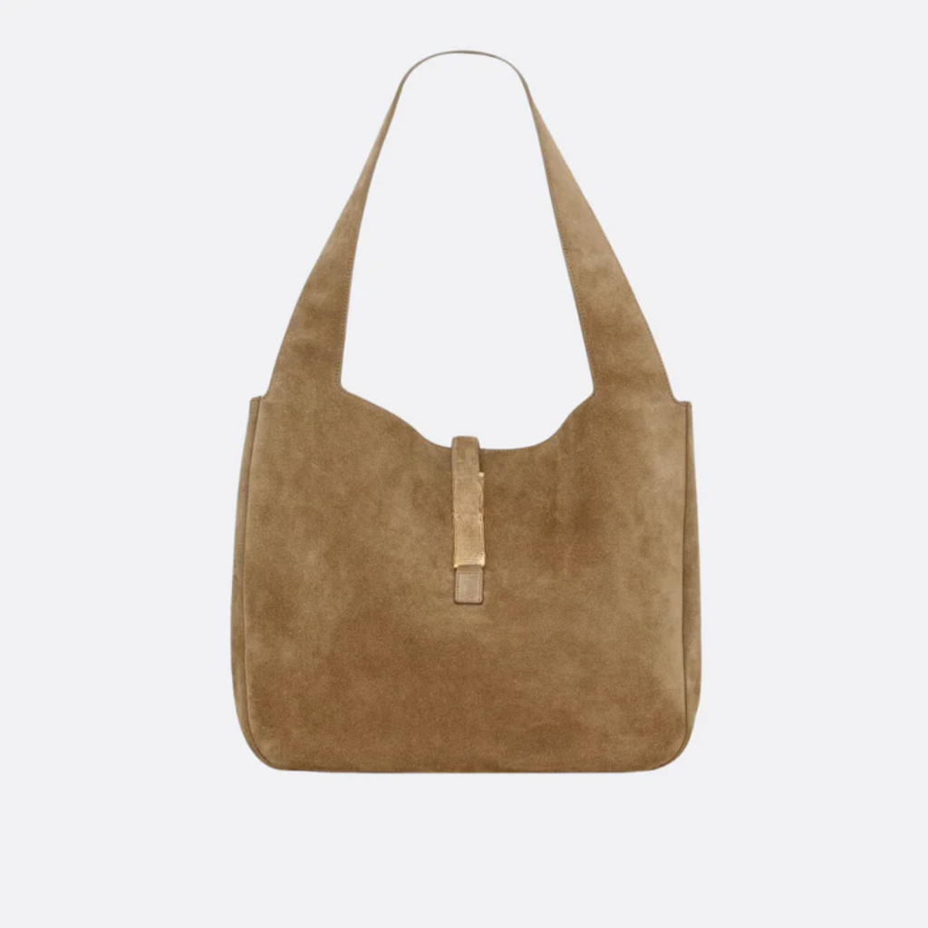 Veloursleder-Schultertasche - BloxBag