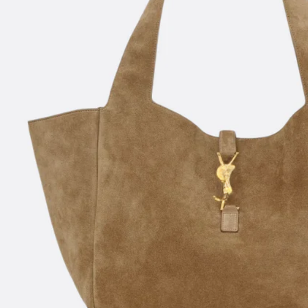 Veloursleder-Schultertasche - BloxBag