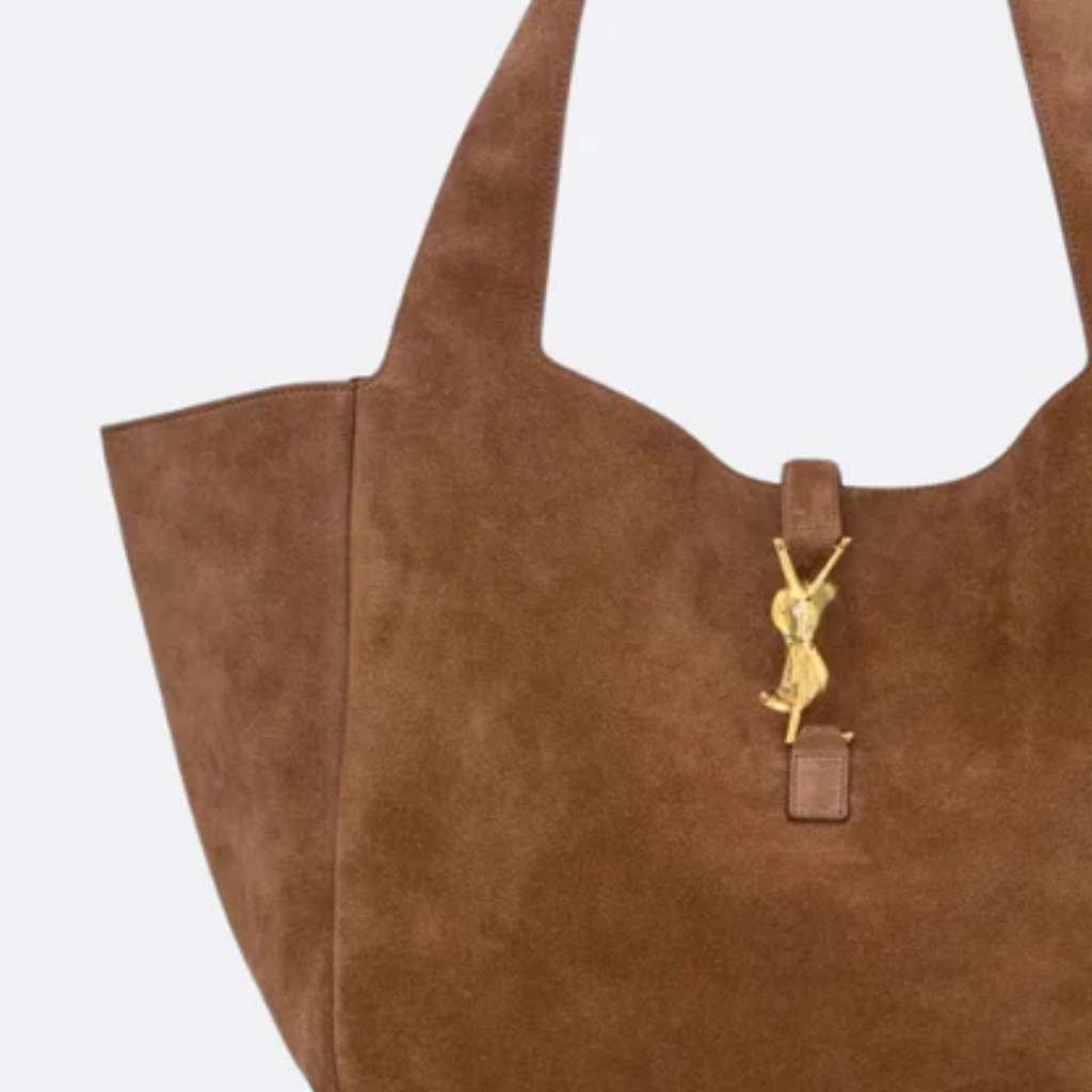 Veloursleder-Schultertasche - BloxBag